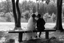 Фотосъемка свадьбы Андрея и Кристины в Могилеве - свадебная прогулка