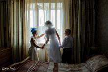 Фотосъемка свадьбы Андрея и Кристины в Могилеве - дома у невесты