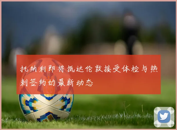 托纳利即将抵达伦敦接受体检与热刺签约的最新动态