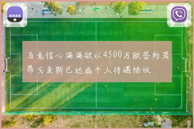马竞信心满满欲以4500万欧签约若昂戈麦斯已达成个人待遇协议